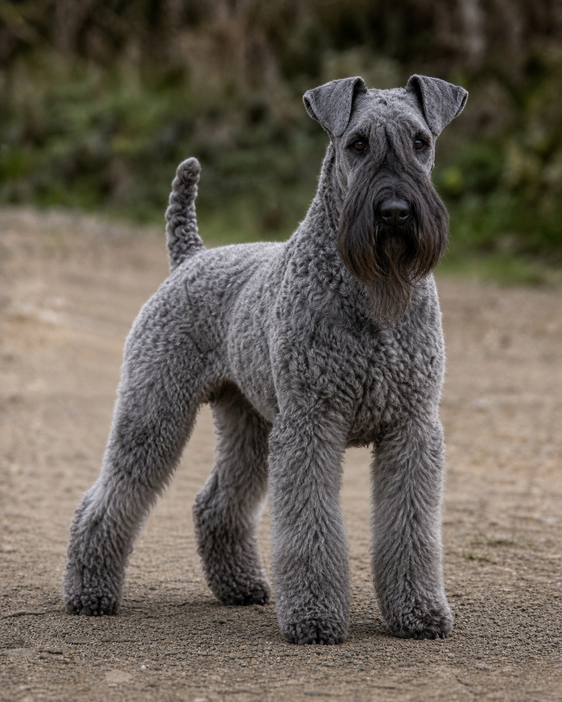 Zdjęcie rasy Kerry Blue Terrier
